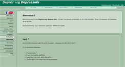 Desktop Screenshot of deprez.org