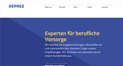 Desktop Screenshot of deprez.ch