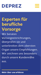 Mobile Screenshot of deprez.ch